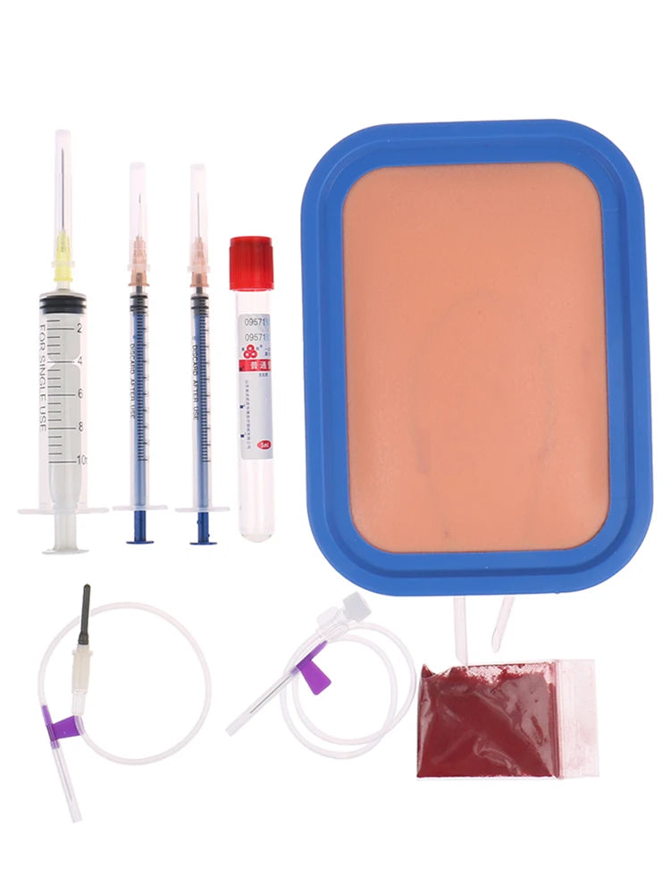 Modèle d’Entraînement à la Ponction Veineuse et Injection IV pour Infirmières – Silicone avec Retour de Sang Ma boutique