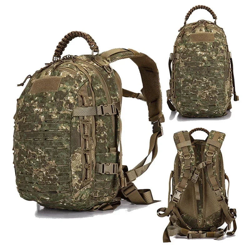 Sac à Dos Tactique YIDONG 25L MOLLE Oxford 600D – Imperméable, Laptop & Hydratation | Randonnée, Camping | 11 Coloris