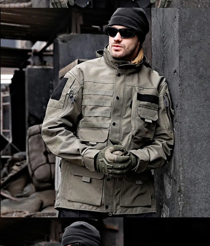 Manteau Trench Militaire Tactique Long et Moyen - Veste Extérieure Résistante et Imperméable - BLACKBEARD OUTDOOR INDUSTRIES