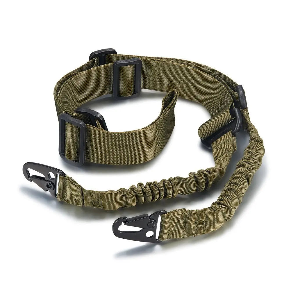 Sangle Fusil 2 Points en Nylon – Bretelle Tactique avec Boucle Métal | Chasse & Airsoft