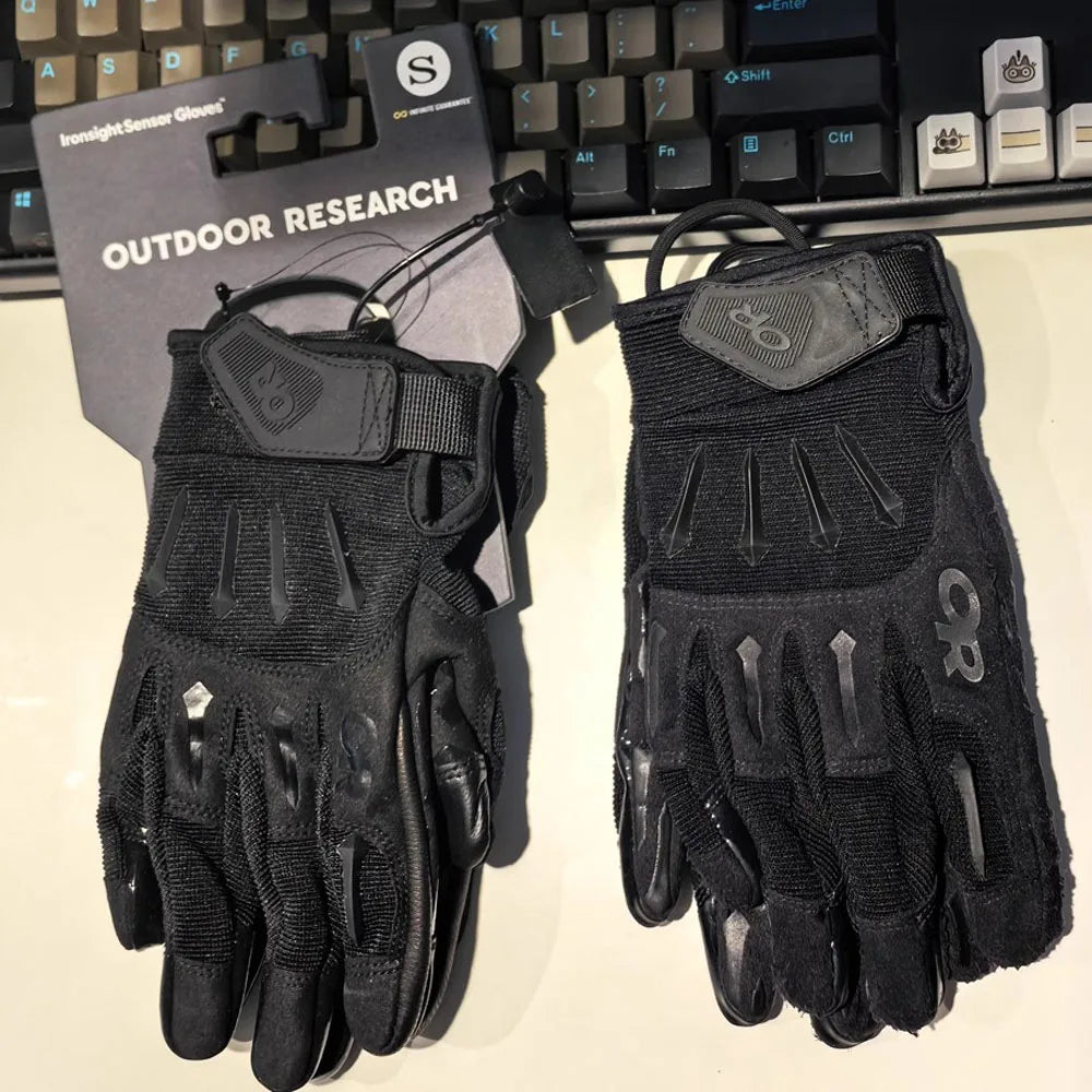 Gants tactiques homme style IronSight, tailles S à XL