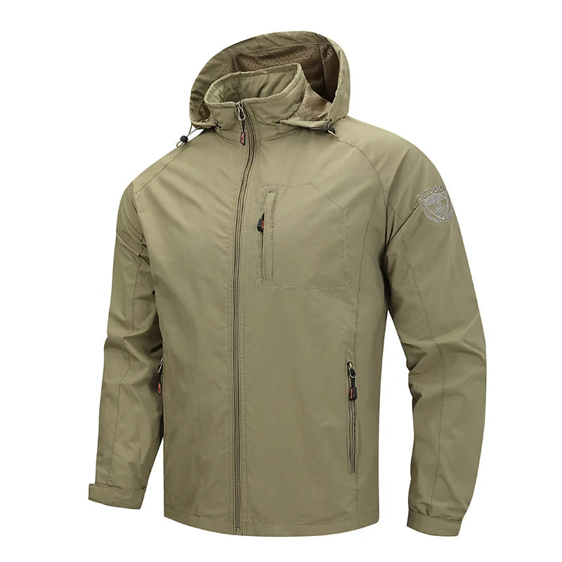 Veste de Randonnée Imperméable pour Homme - Pratique et Stylée pour le Printemps et l'Automne BLACKBEARD OUTDOOR INDUSTRIES