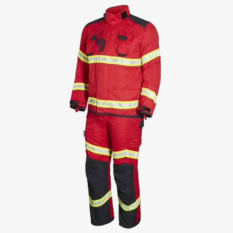 Tenue de pompier ignifugée personnalisable pour équipe privée – Lot de 5 pièces