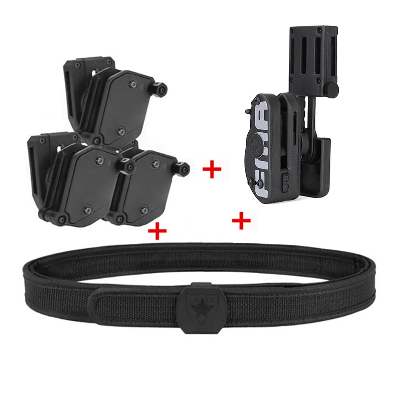 Kit IPSC Ceinture + Holster CR Speed + Porte-Chargeur ABS – Tir Sportif