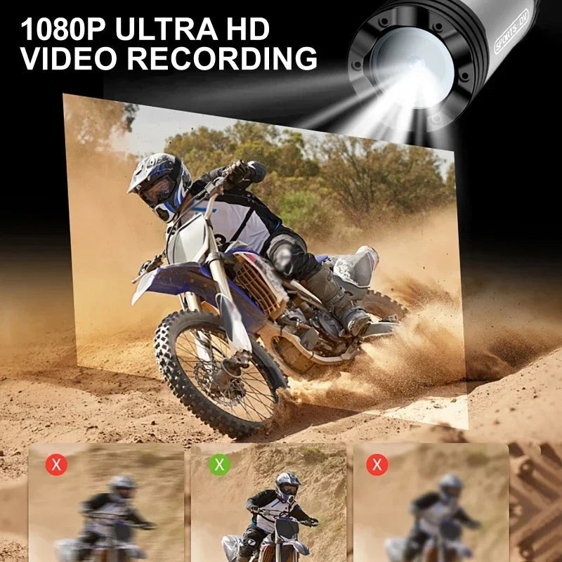 Caméra Sport 4K WiFi Luxuglow – Étanche IP66, Grand Angle 120°, Stabilisation Vidéo Ma boutique