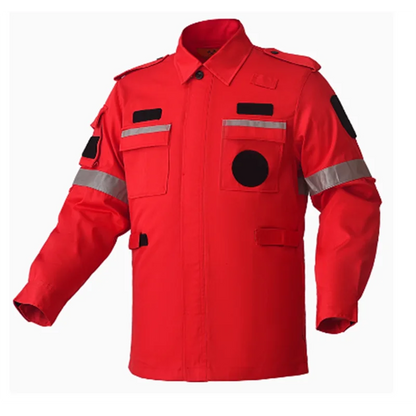 Tenue de secours homme à bandes réfléchissantes