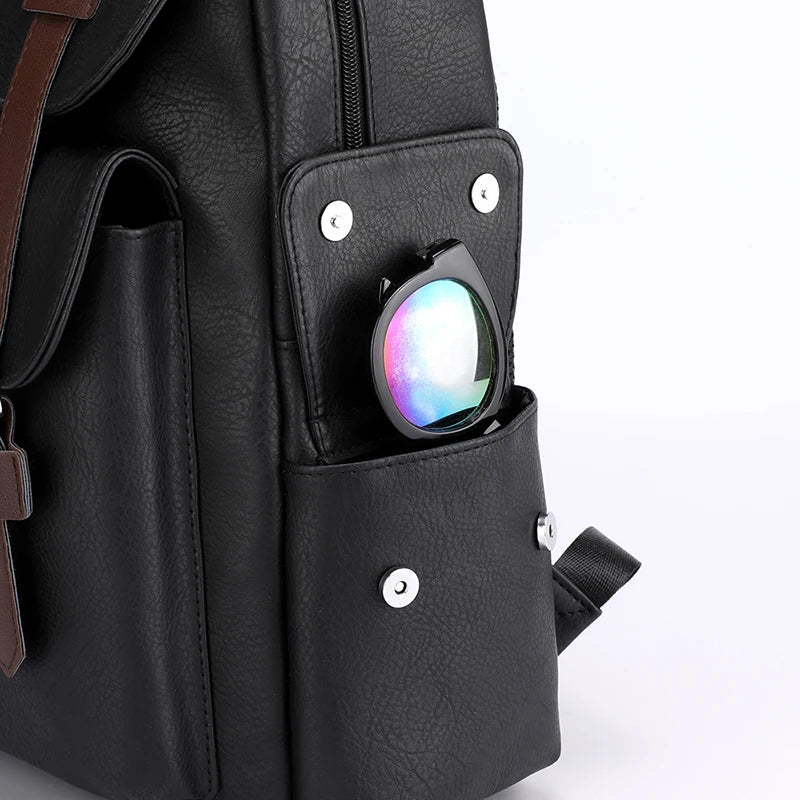 Sac à Dos Homme en Cuir PU – Élégant & Fonctionnel | Ordinateur Portable & École | 20–35L - BLACKBEARD OUTDOOR INDUSTRIES