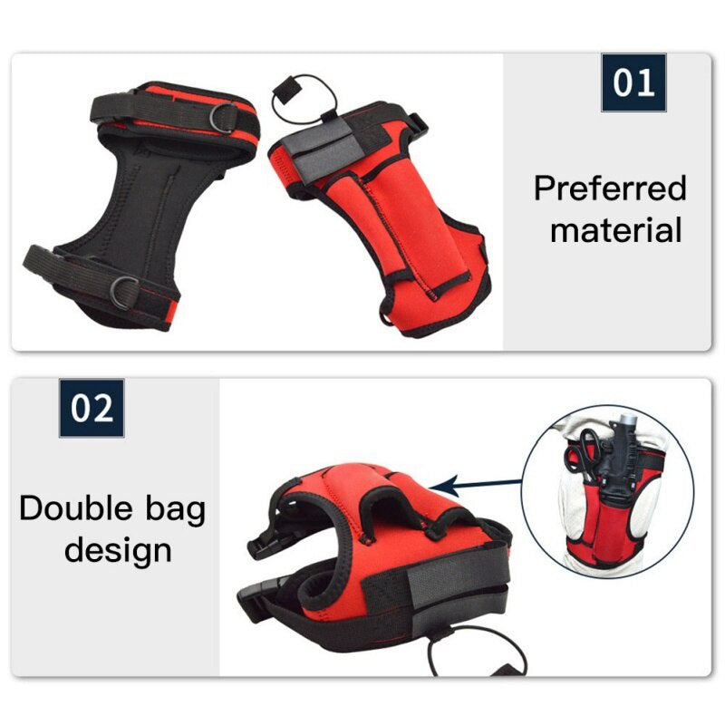 Set d'Équipement de Plongée sous-Marine avec étui à Couteau et Sac de Jambe Ajustable - BLACKBEARD OUTDOOR INDUSTRIES