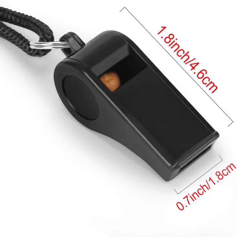 Sifflet Arbitre & Outdoor – Inox ou ABS, Puissant, Lanyard inclus – Lot de 2 à 5
