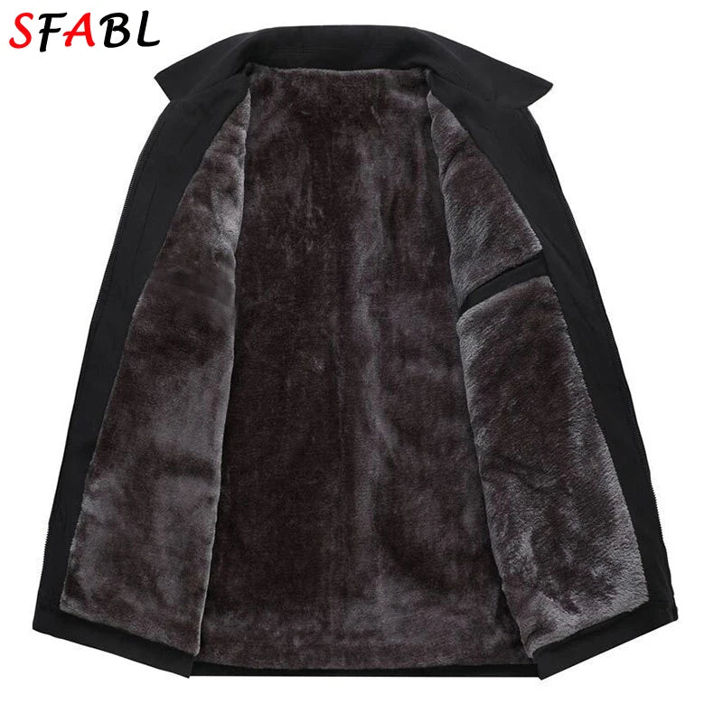 Veste Homme Automne/Hiver en Polaire Chaude Modèle Business Casual — MANTLCONX | Veste de Costume Décontractée - BLACKBEARD OUTDOOR INDUSTRIES