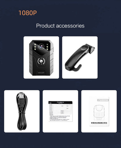 4K Digtal Body Camera Waterproof 1080P Infrared Night Vision Ma boutique