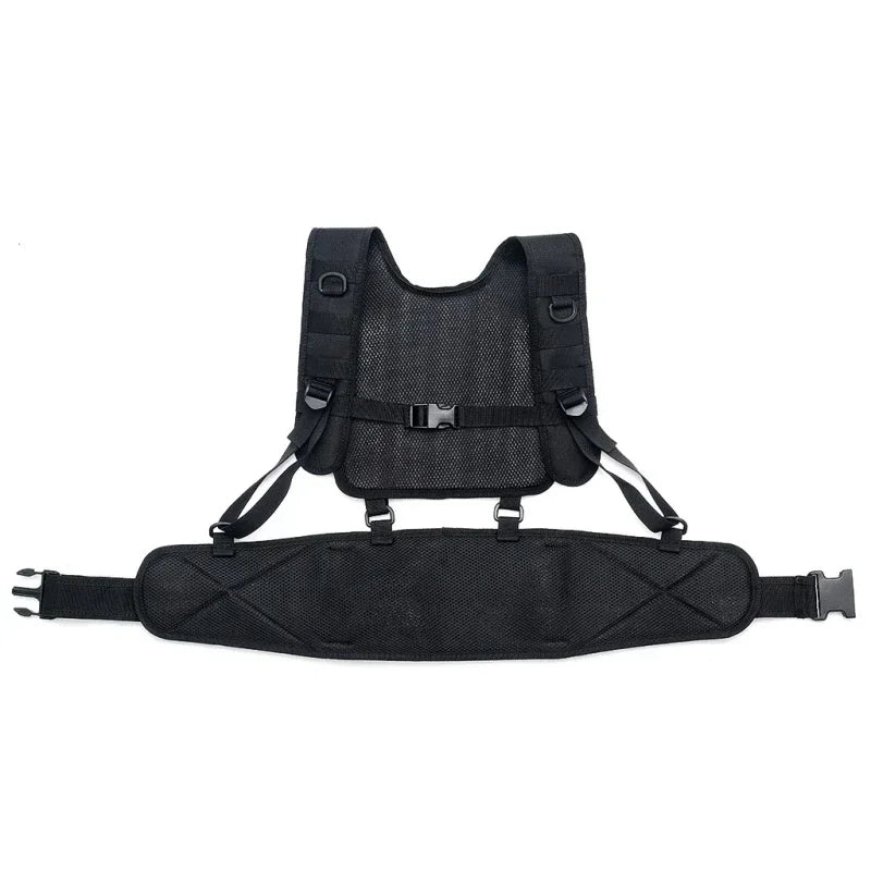 Brelage tactique MOLLE réglable – Harnais et ceinture rembourrée