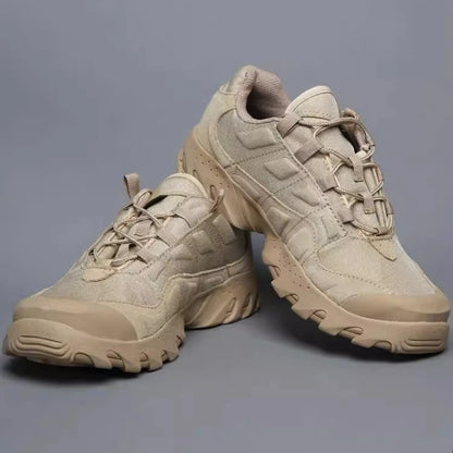 Chaussures Tactiques Militaires Homme – Canvas Résistant, Déperlant, Désert & Airsoft, 39-44