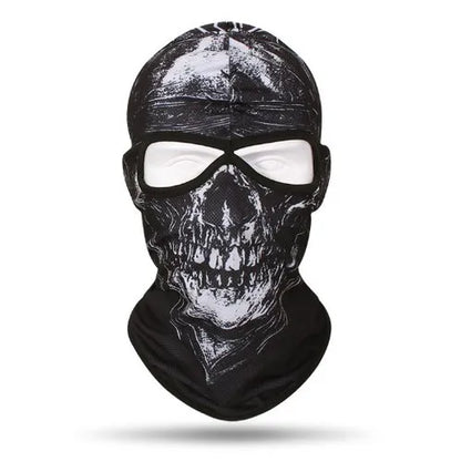 Cagoule Tactique Skull Couvre-Visage Intégral Coupe-Vent – Doublure Casque Moto & Vélo – Nylon/Polyester – 7 Coloris