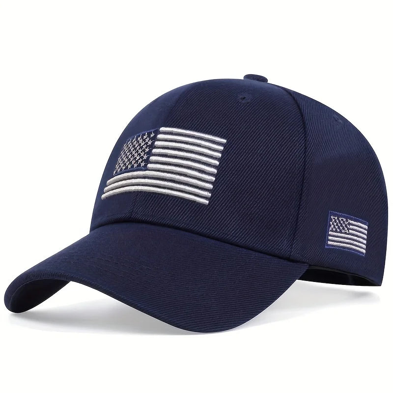 Casquette Baseball Drapeau Américain – Snapback Unisexe Style USA | MT139 - BLACKBEARD OUTDOOR INDUSTRIES