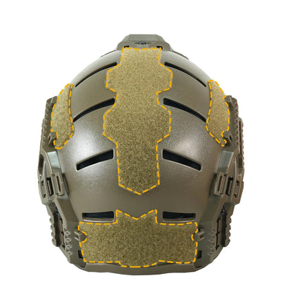 Casque tactique airsoft haute coupe avec rails, 50–55 cm