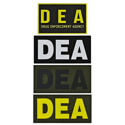 Patch PVC 3D DEA – Emblème Drug Enforcement Agency – Velcro Tactique