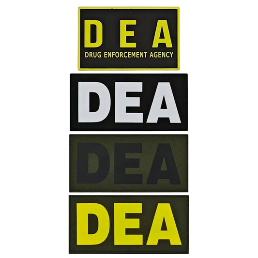 Patch PVC 3D DEA – Emblème Drug Enforcement Agency – Velcro Tactique