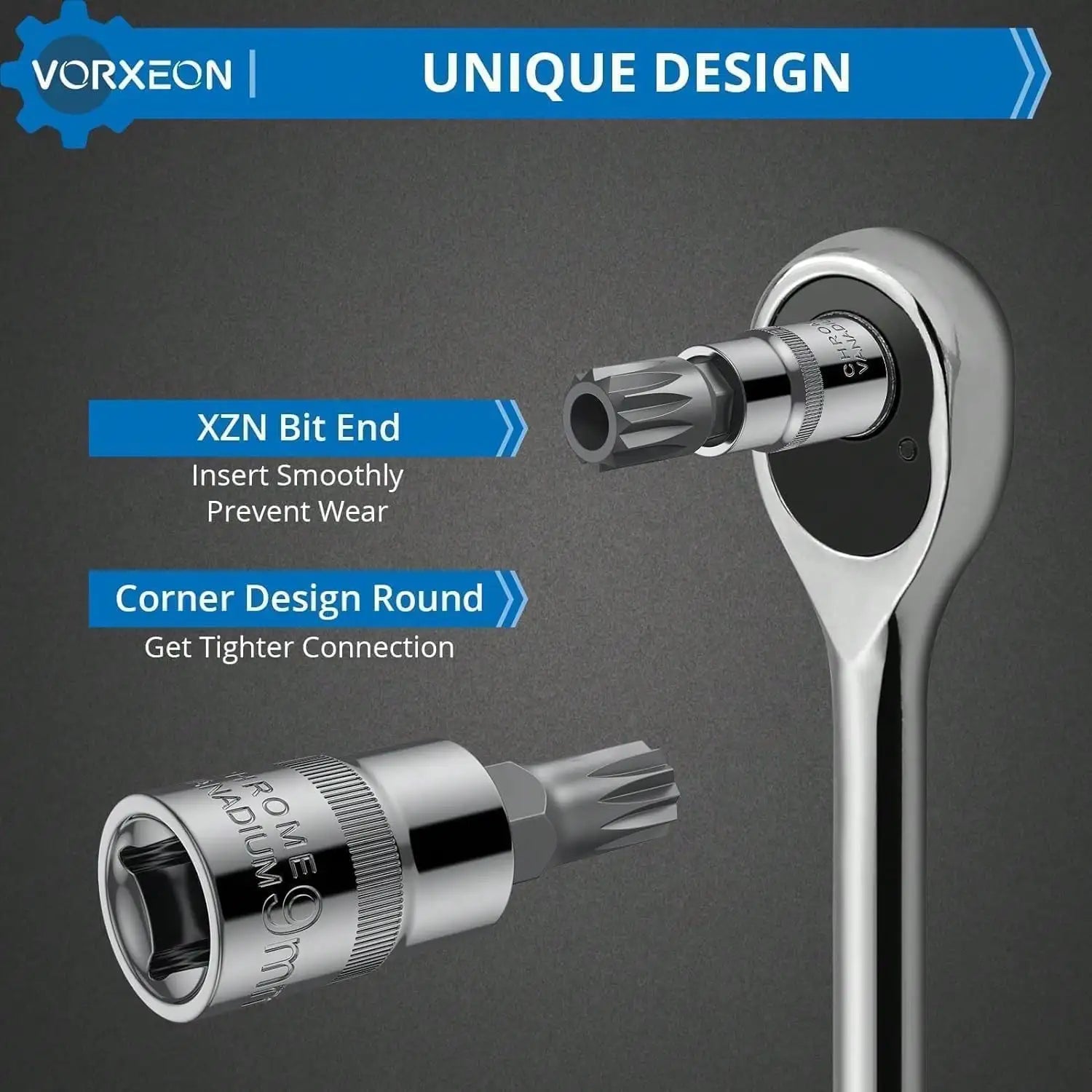 Coffret 10 Pièces XZN Triple Square Spline Bit Socket – Embouts M4 à M18 avec Boîte de Rangement Renforcée - BLACKBEARD OUTDOOR INDUSTRIES
