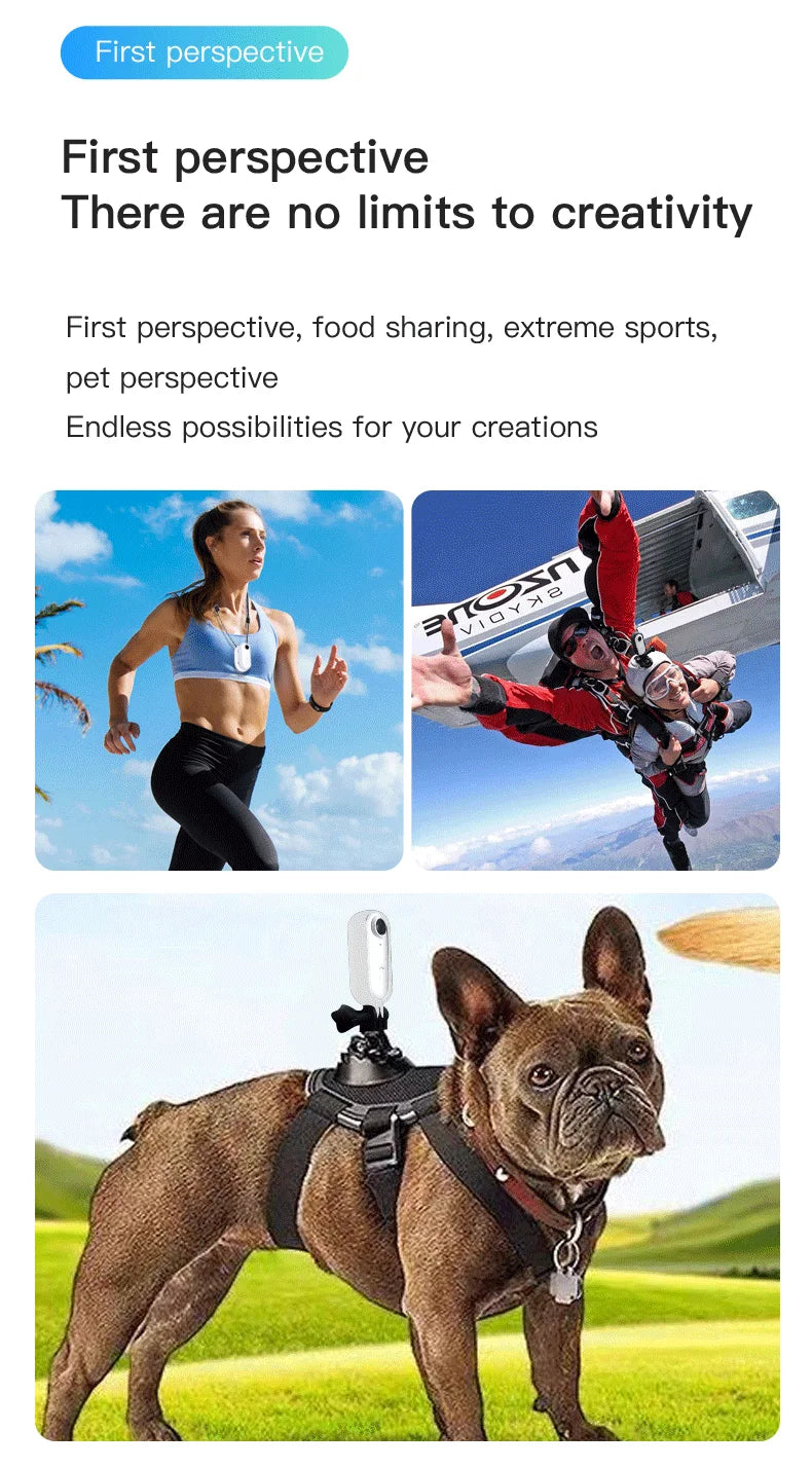 4K Bodycam  d’action 4K ultra-compacte Ma boutique