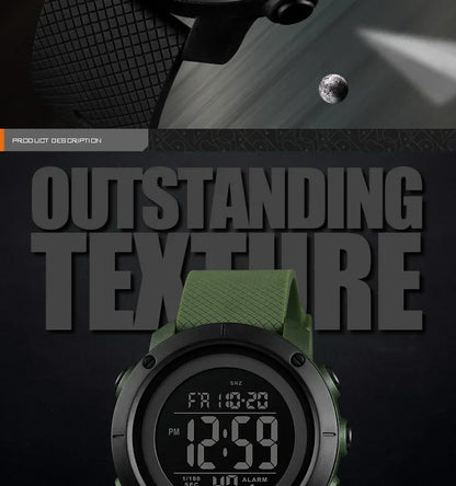 Montre Digitale Homme SKMEI 1426 – Sport, Alarme, Étanche 5Bar - BLACKBEARD OUTDOOR INDUSTRIES