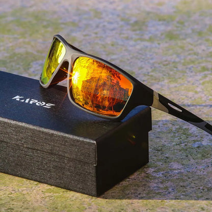 Lunettes de Vélo Polarisées Karos pour Hommes - UV400, Outdoor Sports, Cyclisme, Pêche, Randonnée, Conduite, Mode. - BLACKBEARD OUTDOOR INDUSTRIES