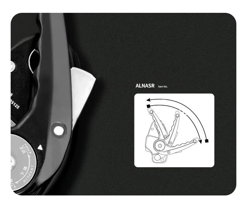 Descendeur d'Escalade Autobrake – Dispositif de Descente pour Travail en Hauteur et Sauvetage - BLACKBEARD OUTDOOR INDUSTRIES