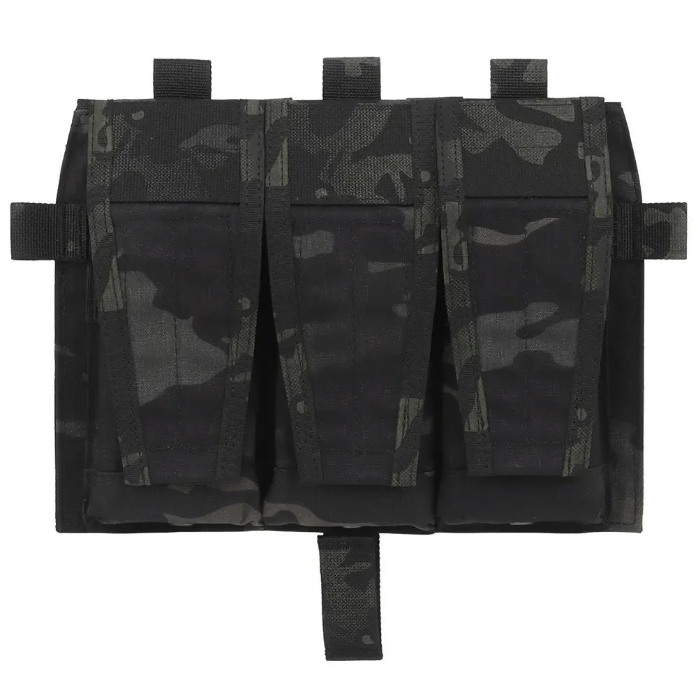 Organiseur MOLLE Multi-Mag Chest Rig Panel – Poche Rapide 3 Emplacements pour Chargeurs Ma boutique