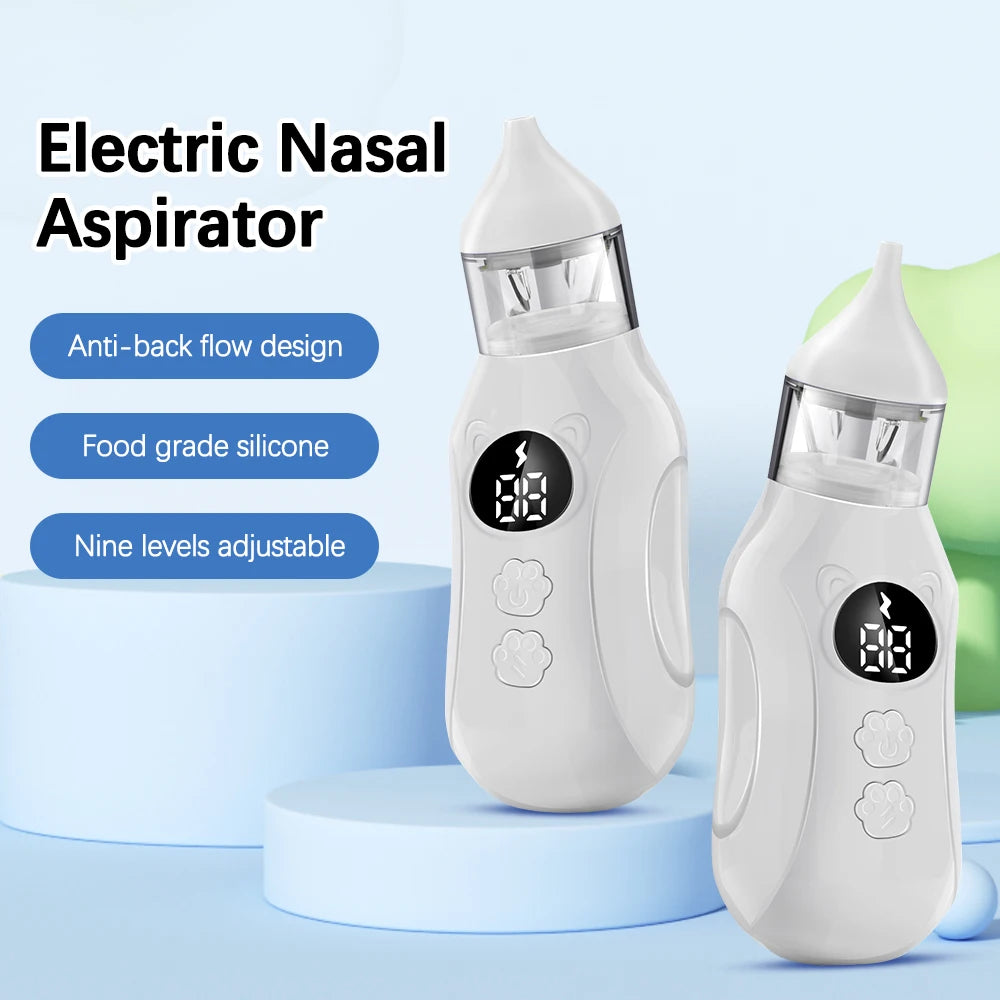 Aspirateur Nasal Électrique pour Bébé - Appareil Portable , avec 2 Embouts en Silicone - BLACKBEARD OUTDOOR INDUSTRIES