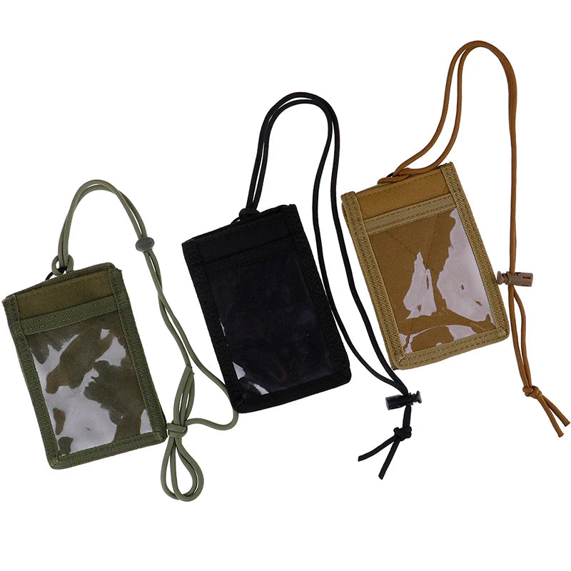 Porte-Carte ID Tactique Militaire MOLLE – Double Zip, Porte-Stylo, Tour de Cou - BLACKBEARD OUTDOOR INDUSTRIES
