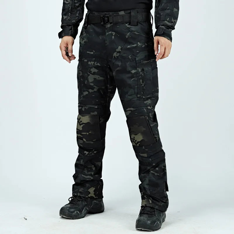 Pantalon cargo tactique homme multi-poches