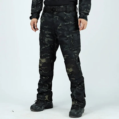 Pantalon cargo tactique homme multi-poches