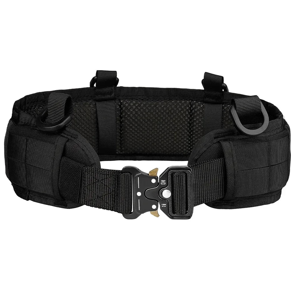 Ceinture Tactique MOLLE Réglable – Boucle à Dégagement Rapide | Ceinture de Combat Multifonction pour Activités Outdoor - BLACKBEARD OUTDOOR INDUSTRIES