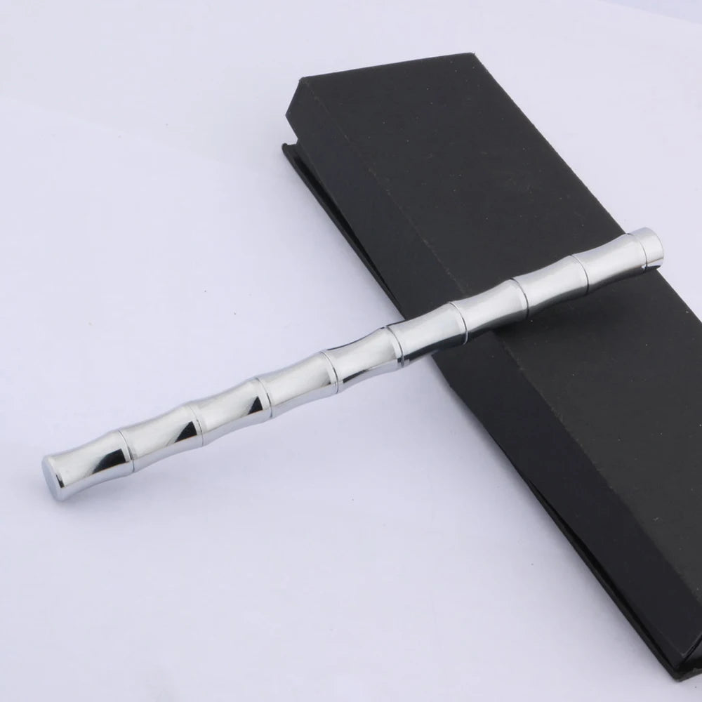 Stylo-bille effet bambou pointe fine 0,5 mm