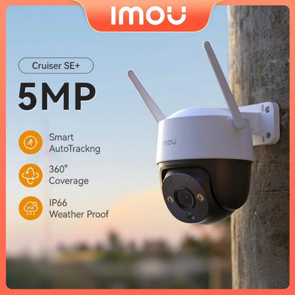Caméra de Surveillance Extérieure IMOU Cruiser SE+ 5MP – Vision Nocturne Couleur, Détection IA, IP66, Pan & Tilt 360° - BLACKBEARD OUTDOOR INDUSTRIES