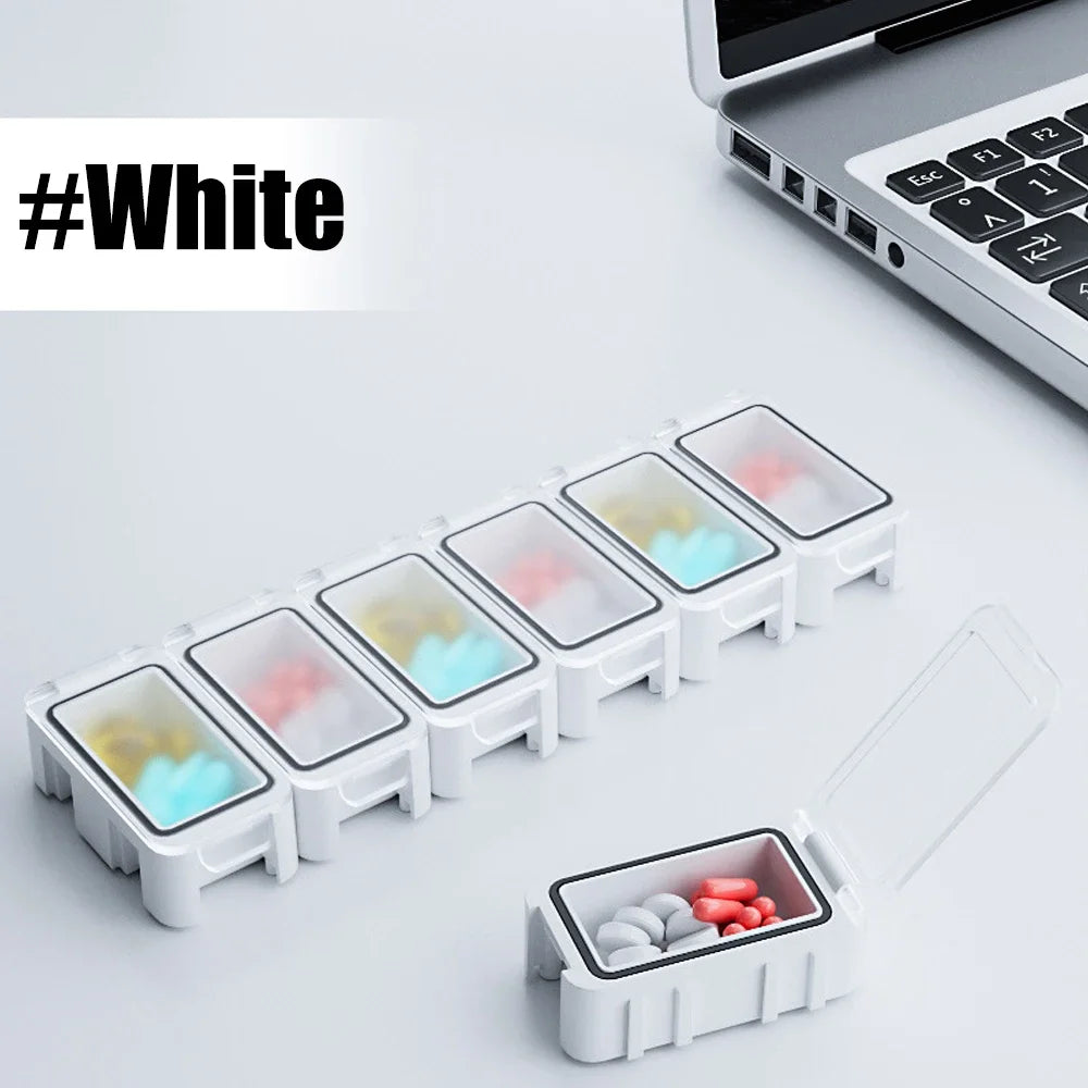 Pilulier Hebdomadaire XXL – Organiseur de Médicaments 7 Jours avec Compartiments Amovibles Ma boutique