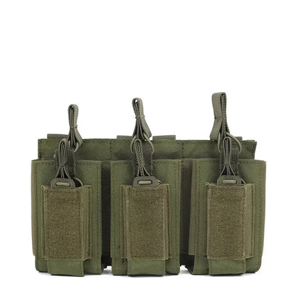 Porte chargeurs Tactical EDC Triple pour M4, M14, M16, AK, AR, Glock (Système MOLLE) BLACKBEARD OUTDOOR INDUSTRIES