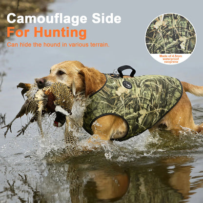 Combinaison Ghillie Camouflage Chien de Chasse – Légère Respirante Polyester