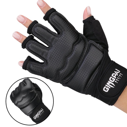 Gants de Boxe Demi-Doigts – MMA / Sanda / Taekwondo / Karaté – Cuir PU – Adulte & Enfant - BLACKBEARD OUTDOOR INDUSTRIES