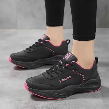 Baskets Basses Femme Semelle Plateforme Épaisse – Sneakers Respirantes Lacets – Pointures 35 à 42