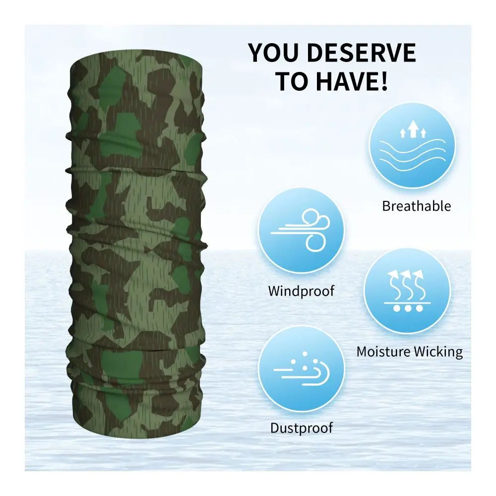 Tiger Stripe Camo – Bandeau Tour de Cou Hiver Multifonction pour Hommes et Femmes | Parfait pour Randonnée, Cyclisme, Sports Outdoor et Usage Quotidien - BLACKBEARD OUTDOOR INDUSTRIES