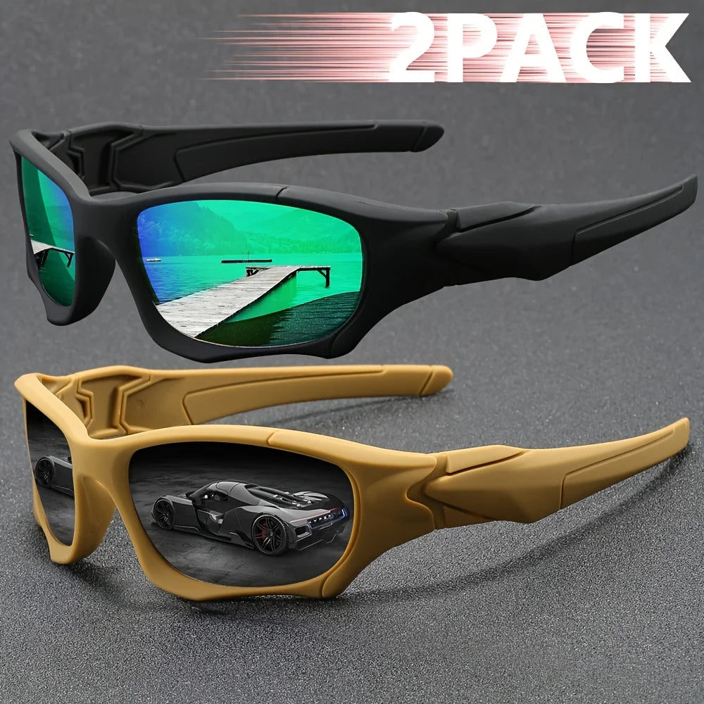 Lunettes Tactiques Coupe-Vent Camouflage UV400 – Pêche, Conduite, Cyclisme, Randonnée