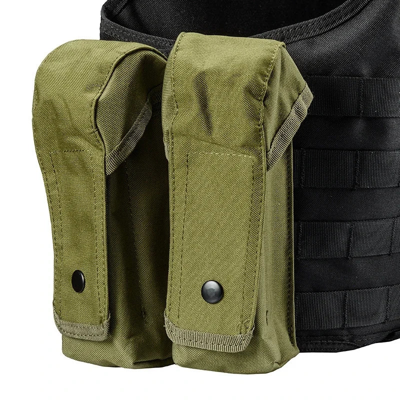 Outdoor Double AK Mag Pouch MOLLE – Porte Chargeur Double pour AK, Sac à Ceinture, Accessoires de Paintball et Chasse BLACKBEARD OUTDOOR INDUSTRIES
