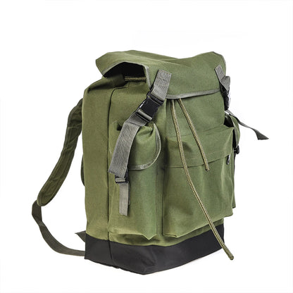 Sac à dos de pêche en nylon – Vert militaire
