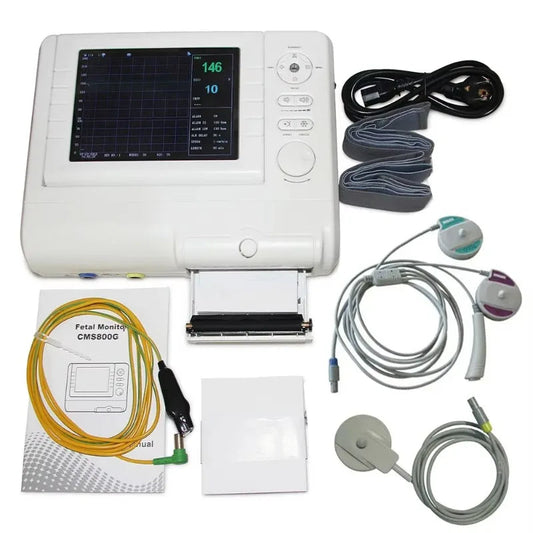CONTEC CMS800G Moniteur Fœtal Prénatal – Surveillance FHR, TOCO, Mouvement Fœtal (Sonde Double Optionnelle) Ma boutique