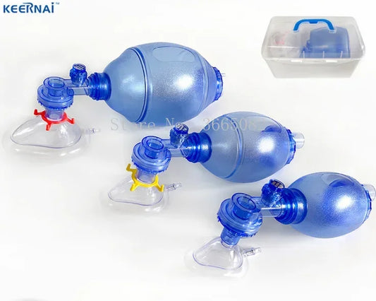 Kit de Réanimation Manuelle pour Enfant avec Masque Transparent et Sac PVC + Tuyau d'Oxygène et Sac de Réservoir - BLACKBEARD OUTDOOR INDUSTRIES