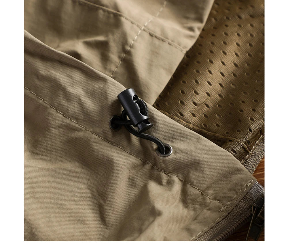 Veste Homme de Randonnée Étanche DIMUSI Coupe-Vent Respirant - BLACKBEARD OUTDOOR INDUSTRIES