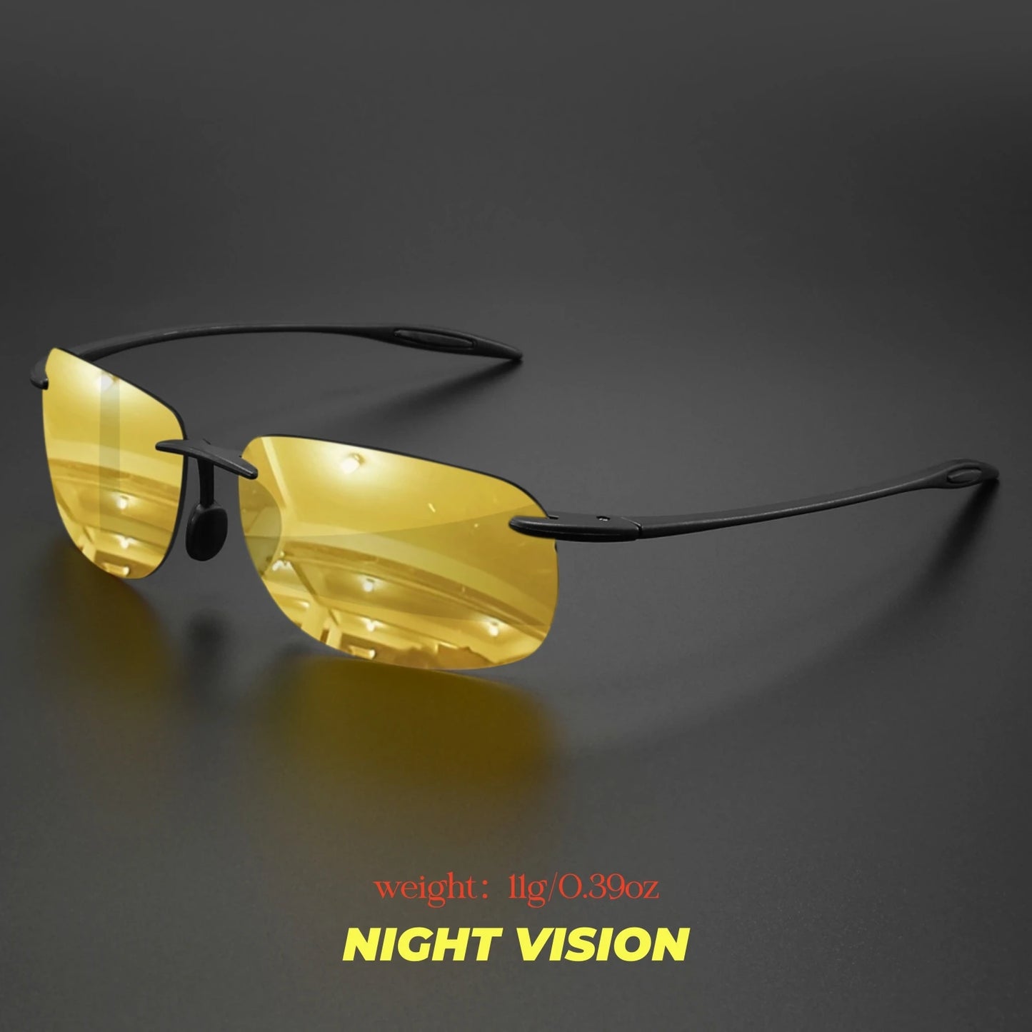 Lunettes Polarisées Ultra-Légères TR90 – Verres TAC UV400 | Conduite, Pêche, Outdoor