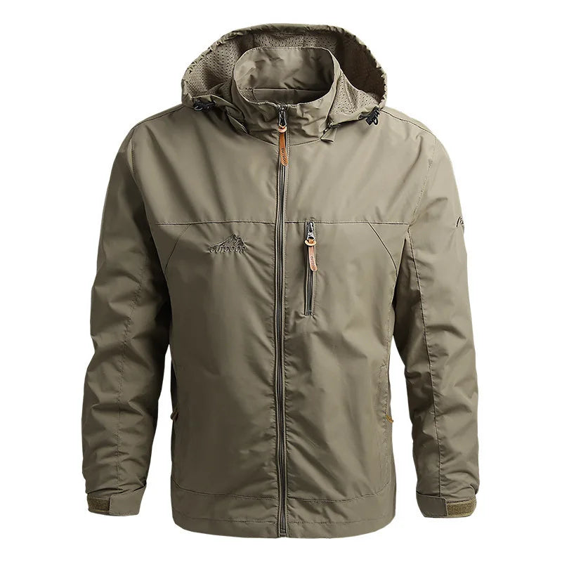 Coupe-Vent Tactique Homme Imperméable — Capuche, Léger, Style Militaire | M à 5XL - BLACKBEARD OUTDOOR INDUSTRIES