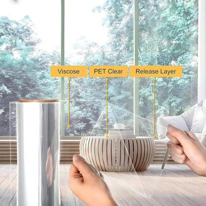 Film de Sécurité Transparent pour Fenêtres – Film Anti-Éclats et Tempéré BLACKBEARD OUTDOOR INDUSTRIES